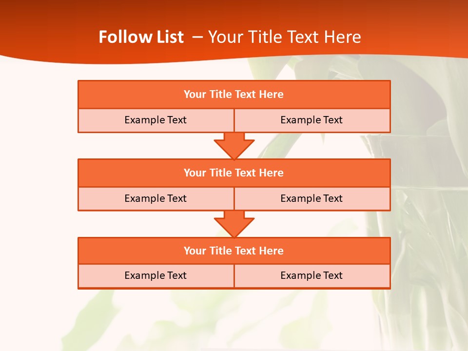 Natural April Flower PowerPoint Template