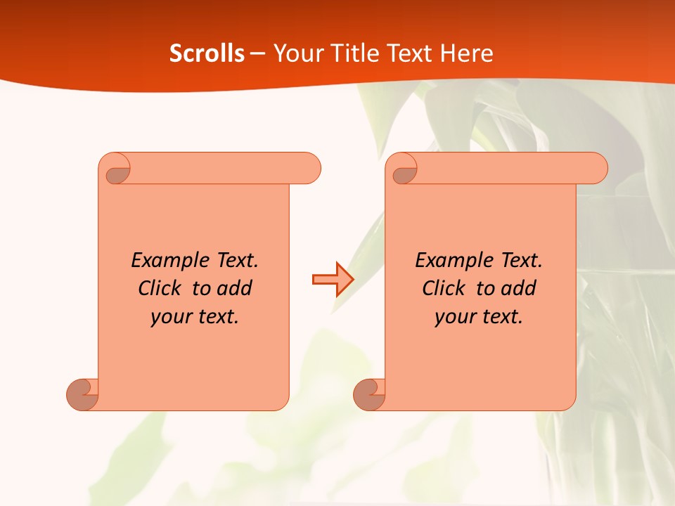 Natural April Flower PowerPoint Template