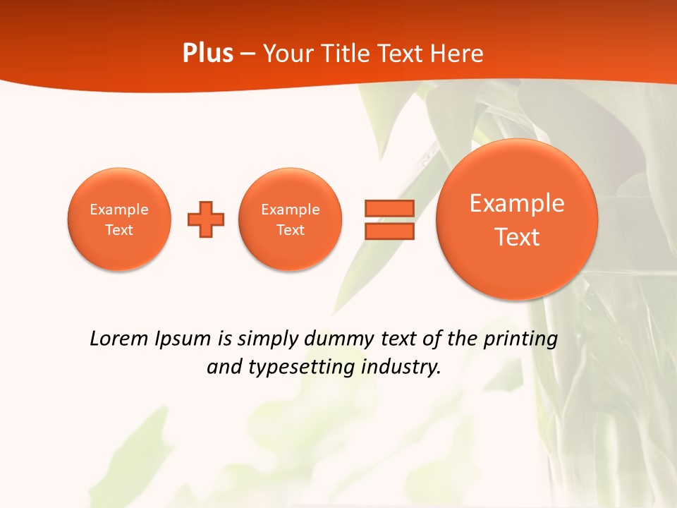 Natural April Flower PowerPoint Template