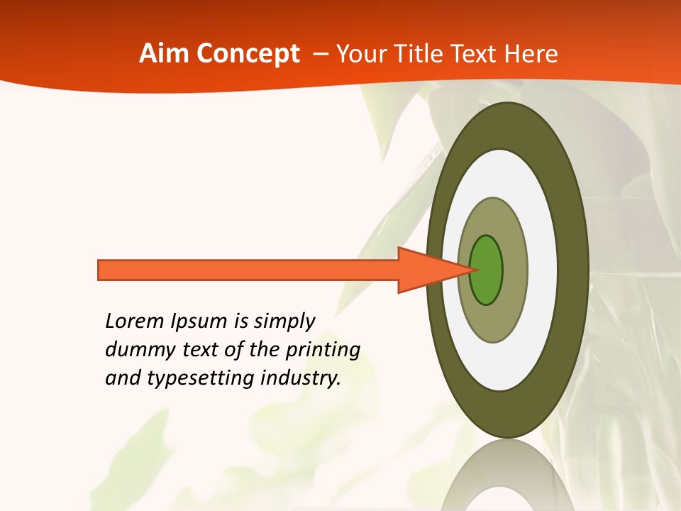 Natural April Flower PowerPoint Template