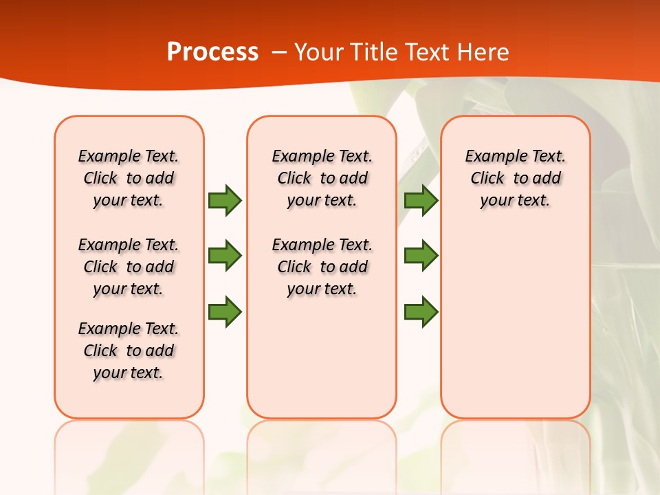 Natural April Flower PowerPoint Template