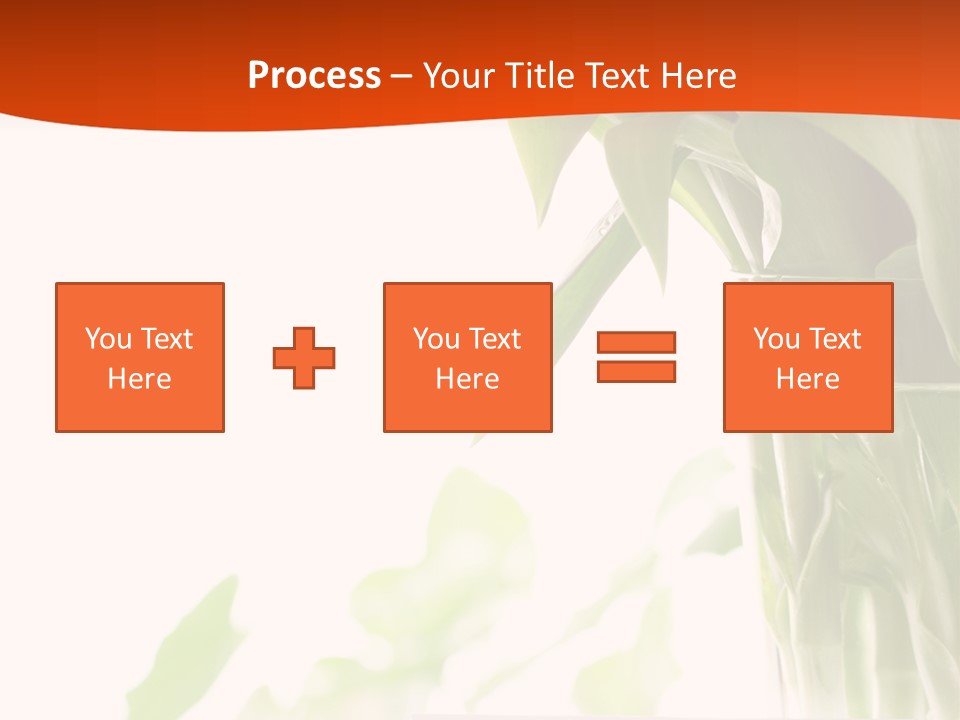 Natural April Flower PowerPoint Template