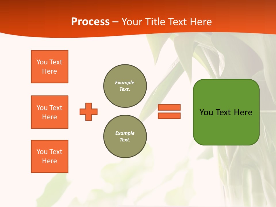 Natural April Flower PowerPoint Template