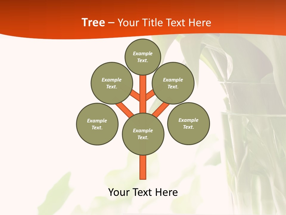 Natural April Flower PowerPoint Template