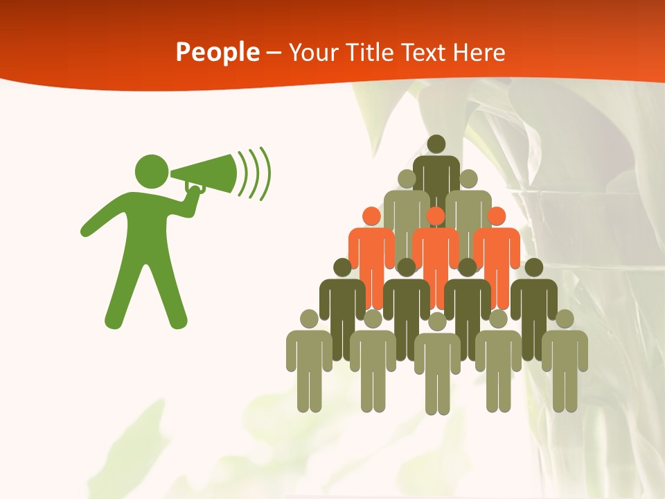 Natural April Flower PowerPoint Template