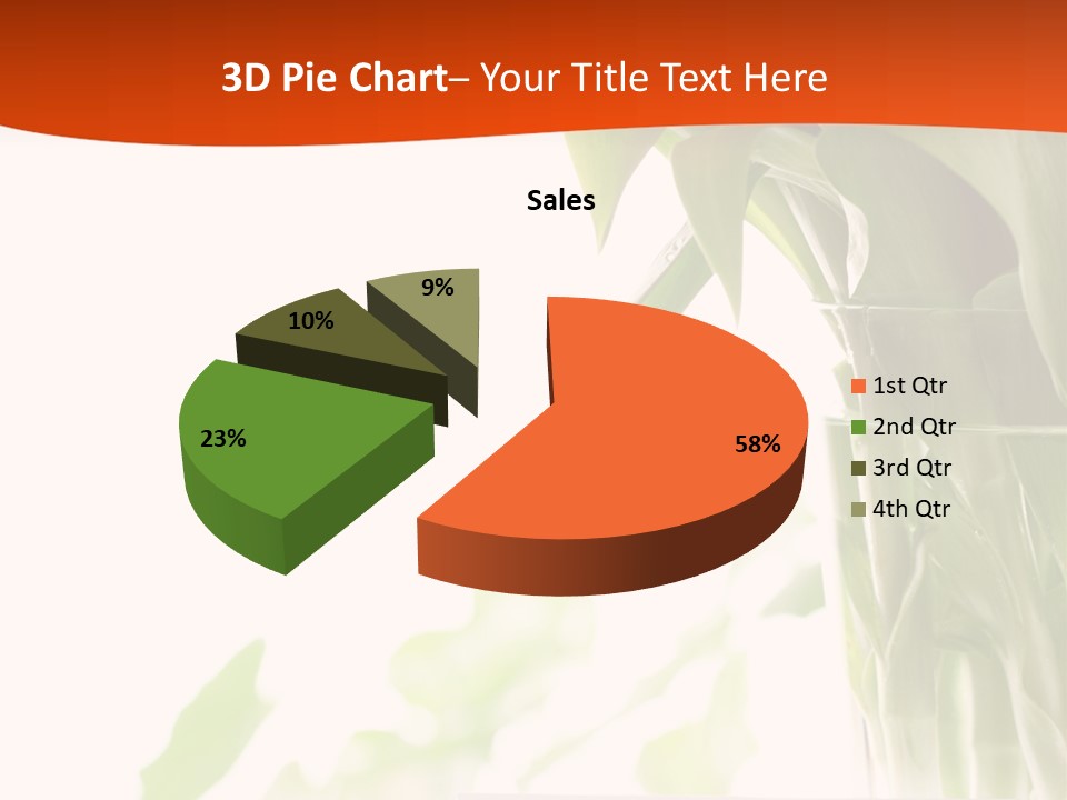 Natural April Flower PowerPoint Template