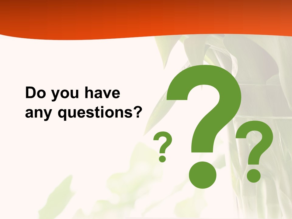 Natural April Flower PowerPoint Template