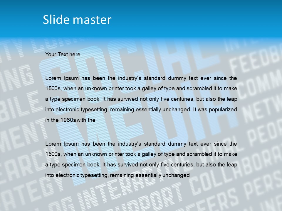 Blog Poster Digital PowerPoint Template