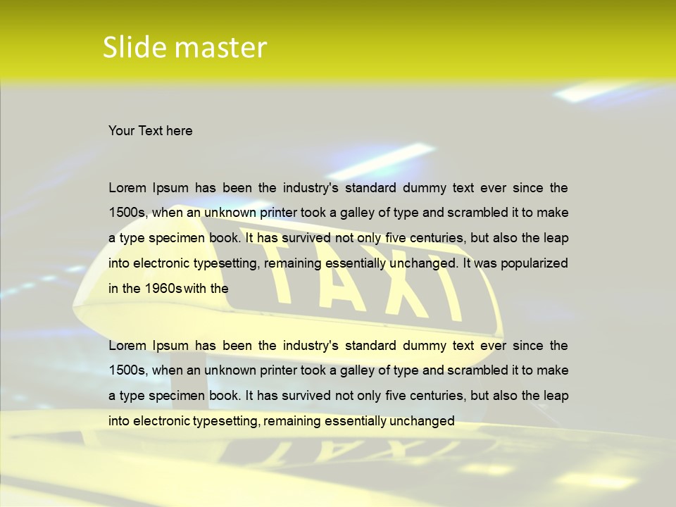 Horizontal Light Gray PowerPoint Template