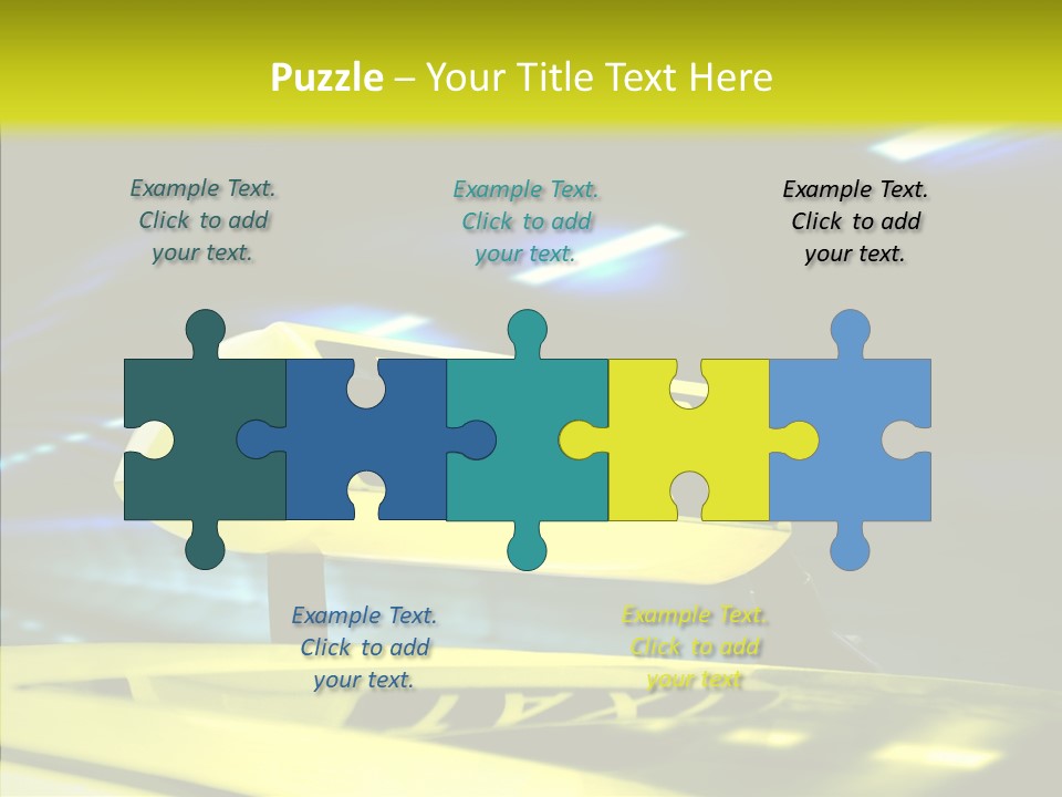 Horizontal Light Gray PowerPoint Template