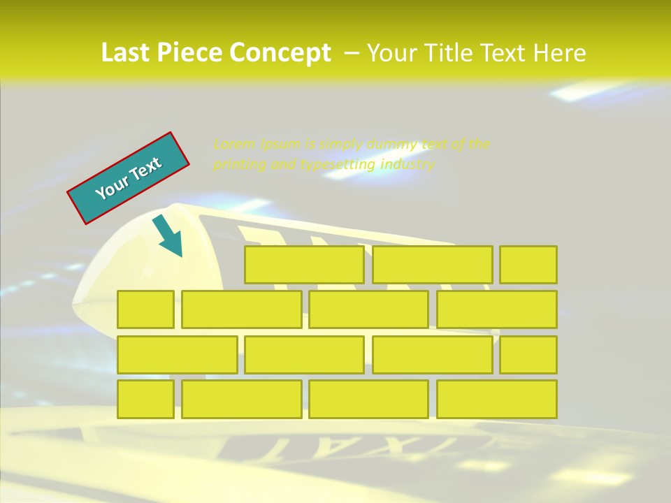 Horizontal Light Gray PowerPoint Template