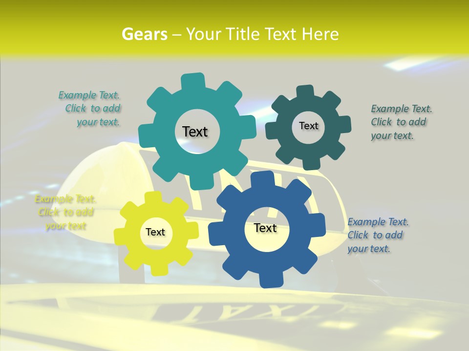 Horizontal Light Gray PowerPoint Template