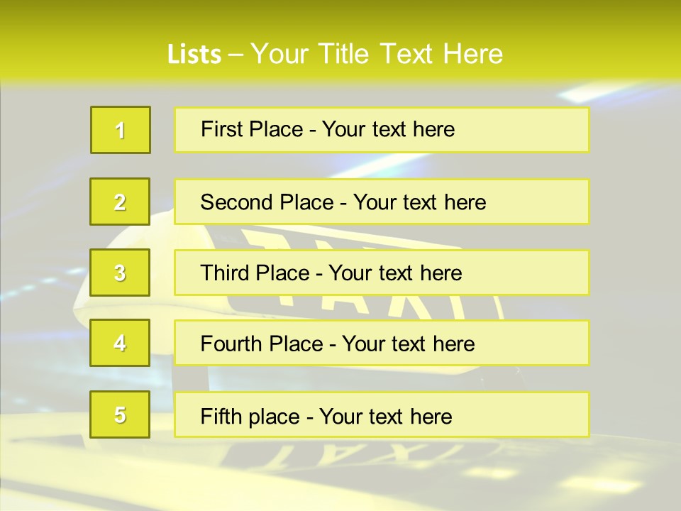 Horizontal Light Gray PowerPoint Template