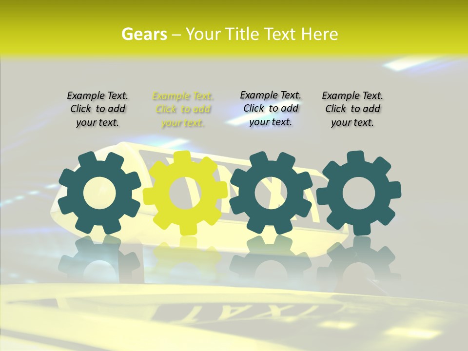 Horizontal Light Gray PowerPoint Template