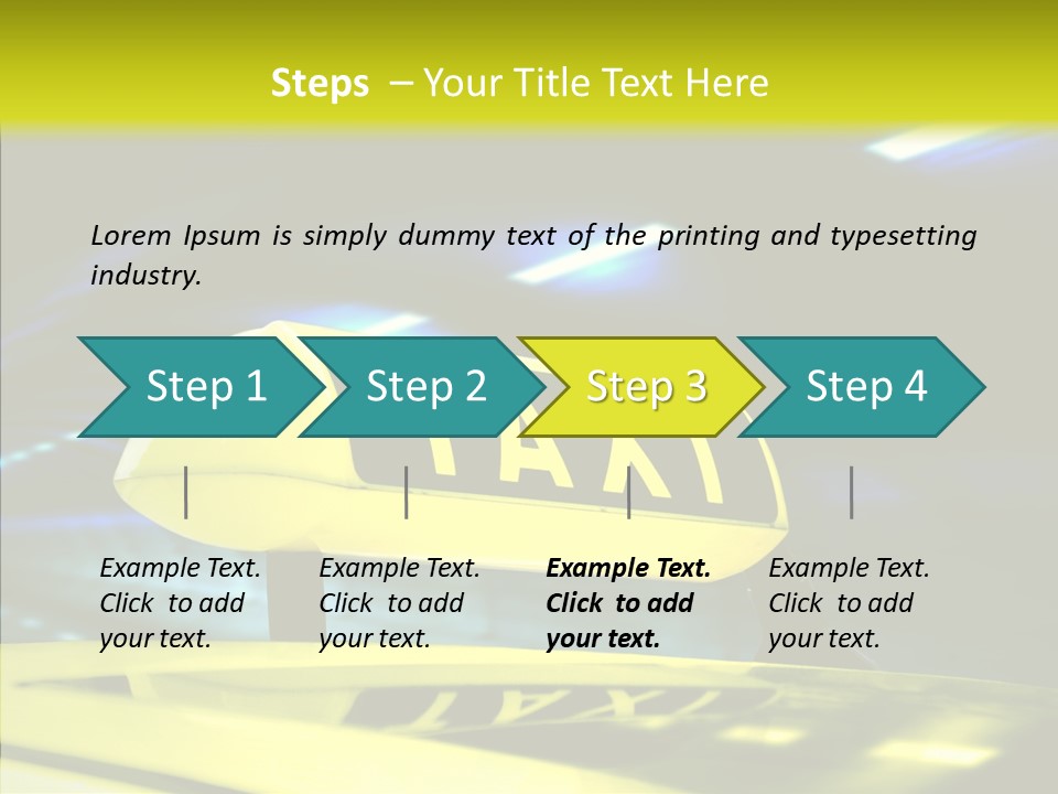 Horizontal Light Gray PowerPoint Template