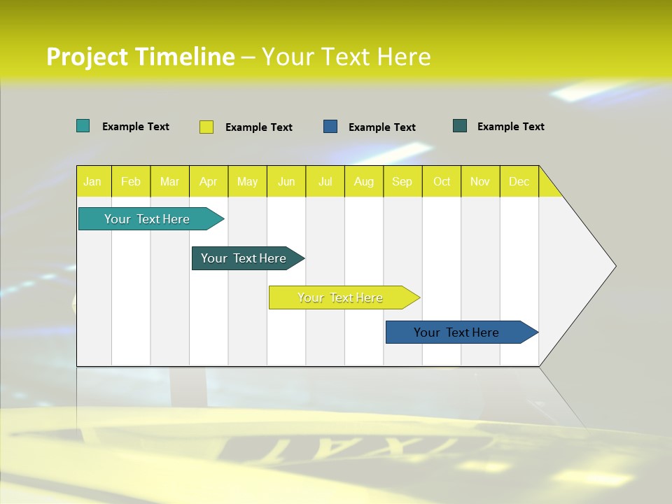 Horizontal Light Gray PowerPoint Template