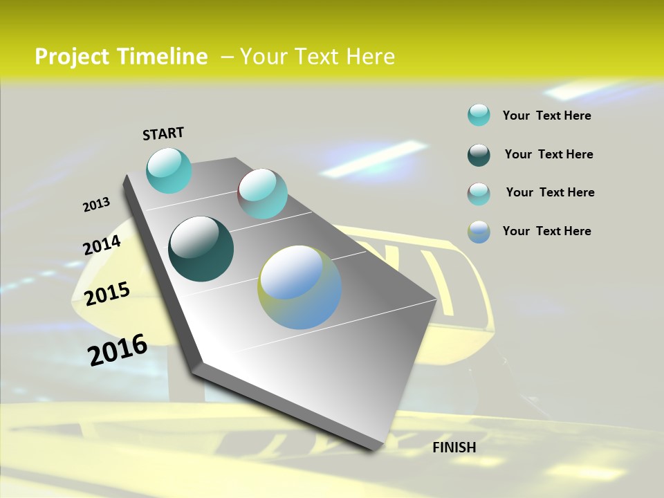 Horizontal Light Gray PowerPoint Template
