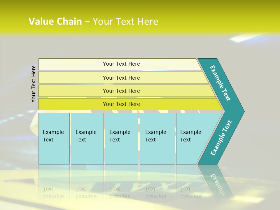 Horizontal Light Gray PowerPoint Template