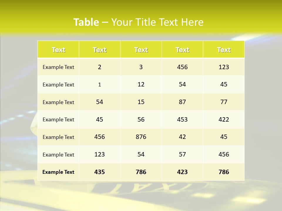 Horizontal Light Gray PowerPoint Template