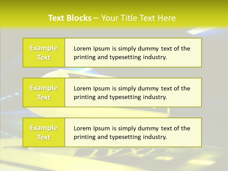 Horizontal Light Gray PowerPoint Template