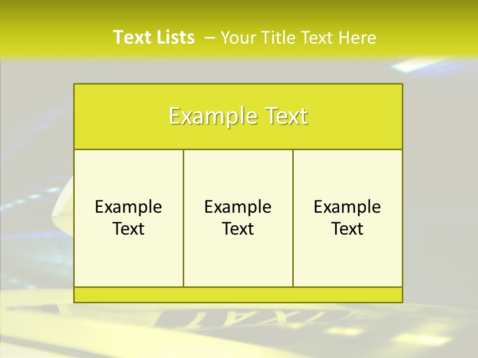 Horizontal Light Gray PowerPoint Template