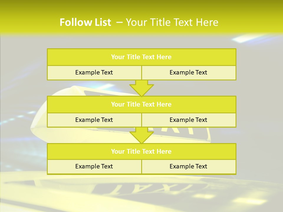 Horizontal Light Gray PowerPoint Template