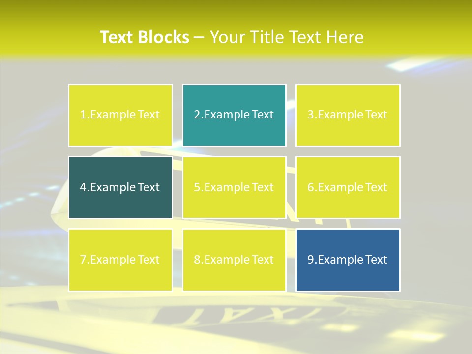 Horizontal Light Gray PowerPoint Template