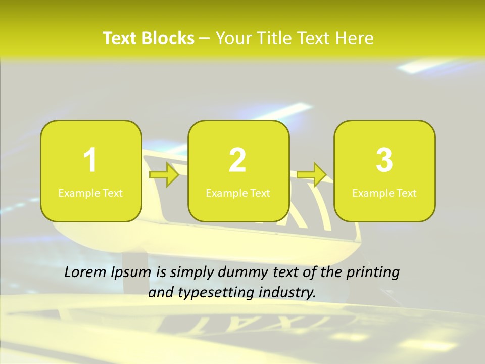 Horizontal Light Gray PowerPoint Template