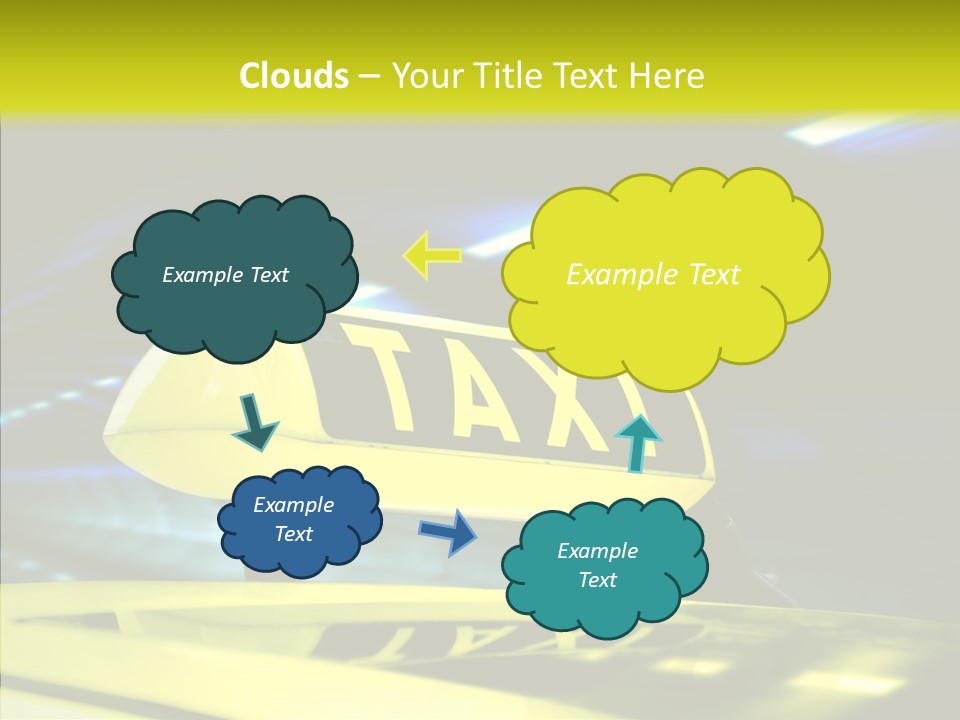 Horizontal Light Gray PowerPoint Template