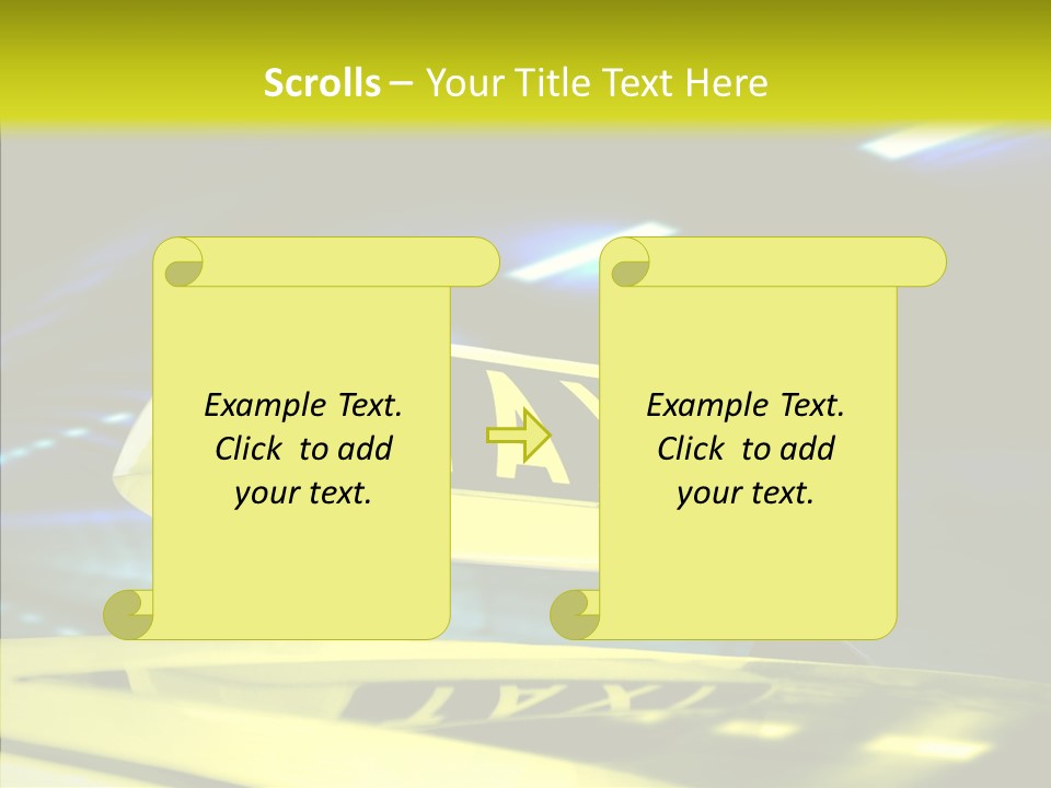 Horizontal Light Gray PowerPoint Template