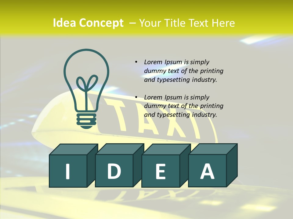 Horizontal Light Gray PowerPoint Template