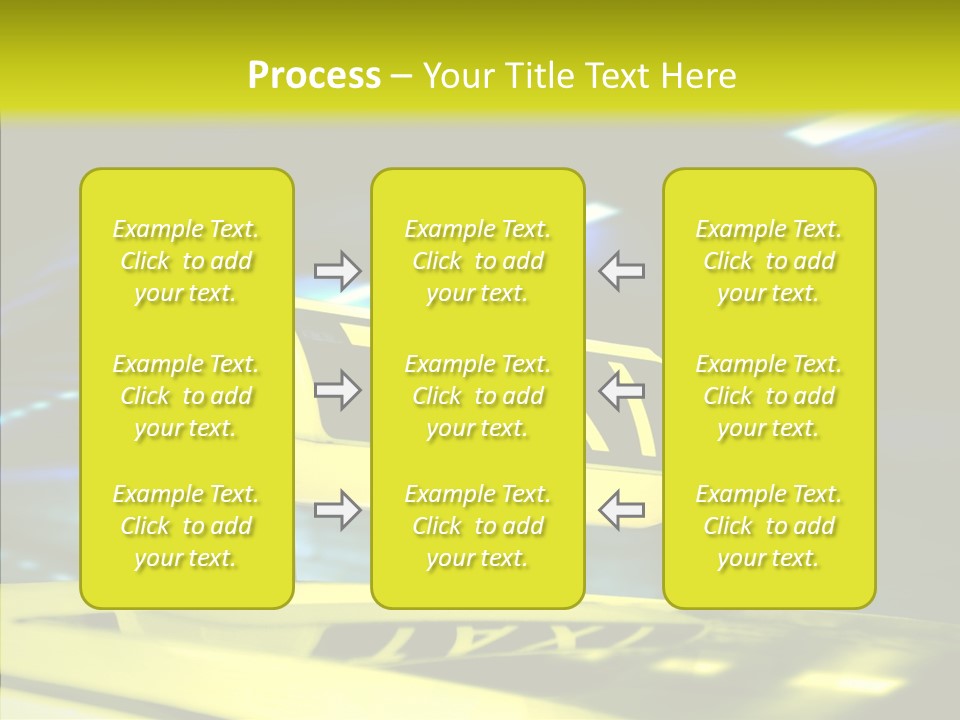 Horizontal Light Gray PowerPoint Template