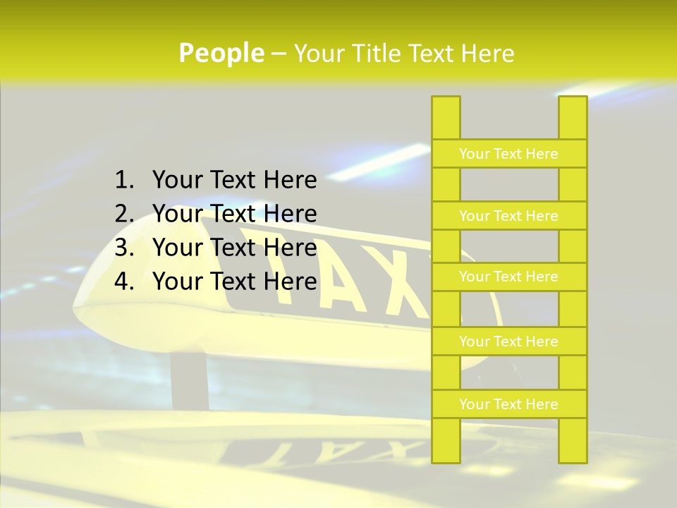 Horizontal Light Gray PowerPoint Template
