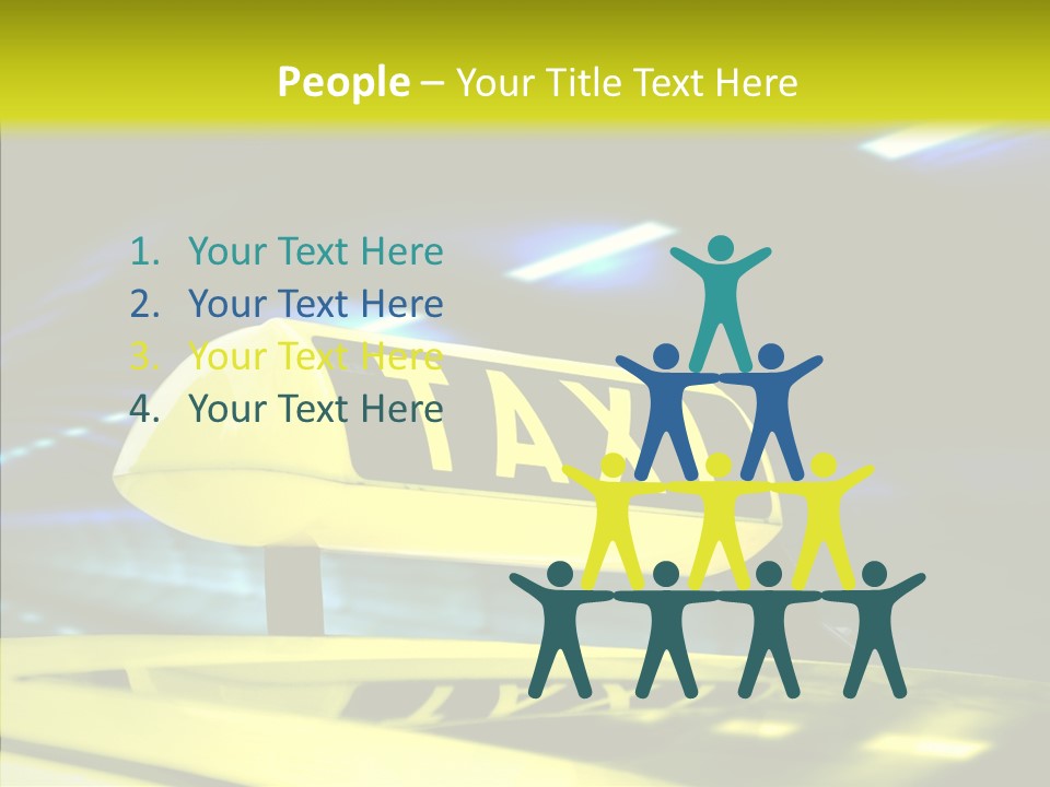 Horizontal Light Gray PowerPoint Template