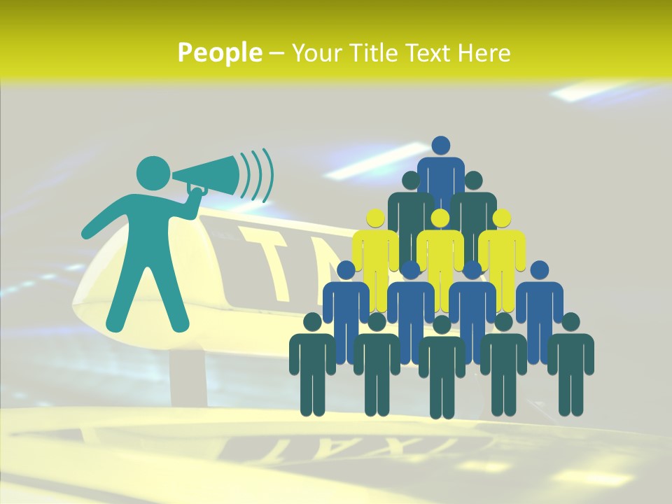 Horizontal Light Gray PowerPoint Template