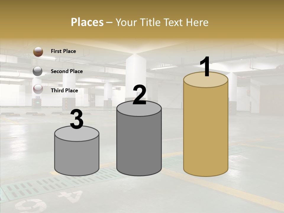 Car Basement City PowerPoint Template
