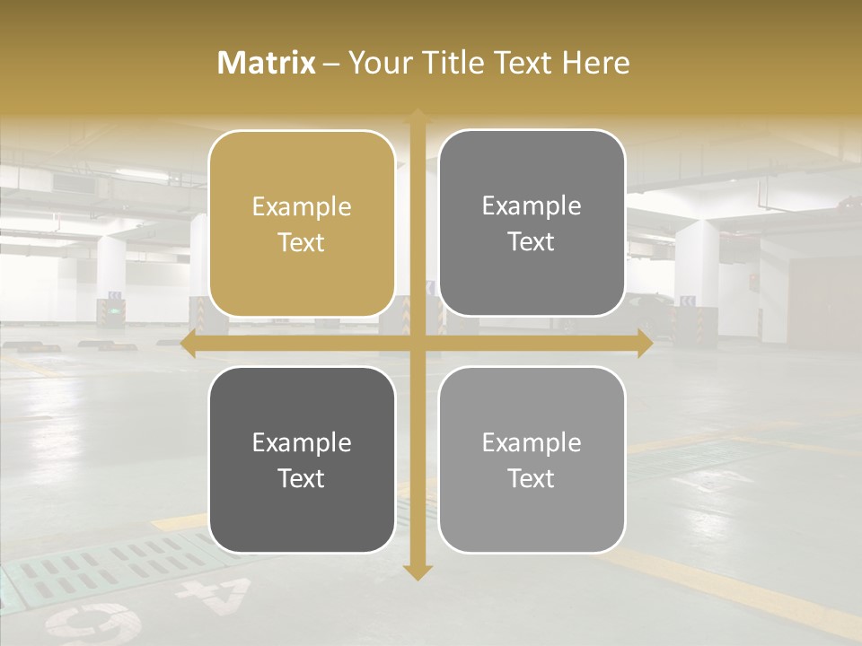 Car Basement City PowerPoint Template