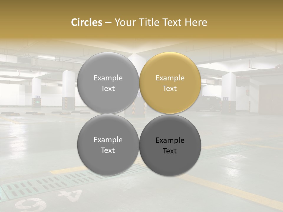 Car Basement City PowerPoint Template