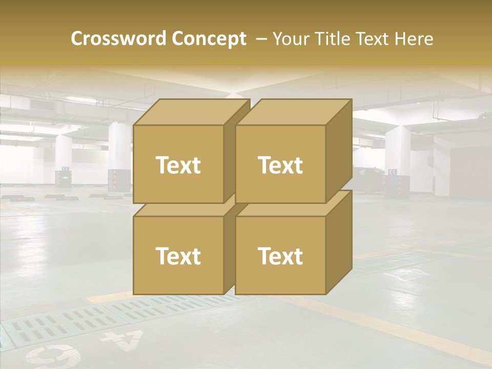 Car Basement City PowerPoint Template