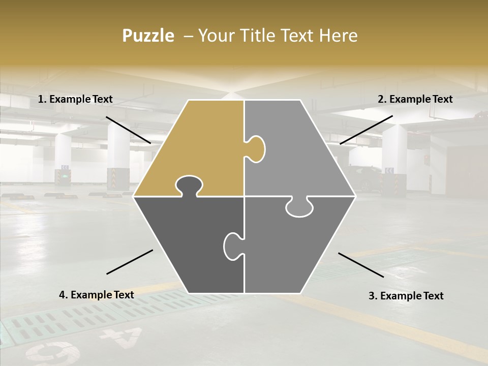 Car Basement City PowerPoint Template
