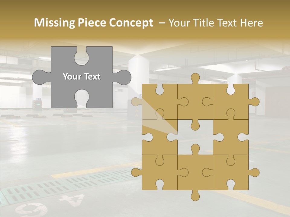 Car Basement City PowerPoint Template