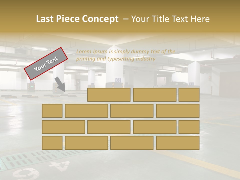 Car Basement City PowerPoint Template