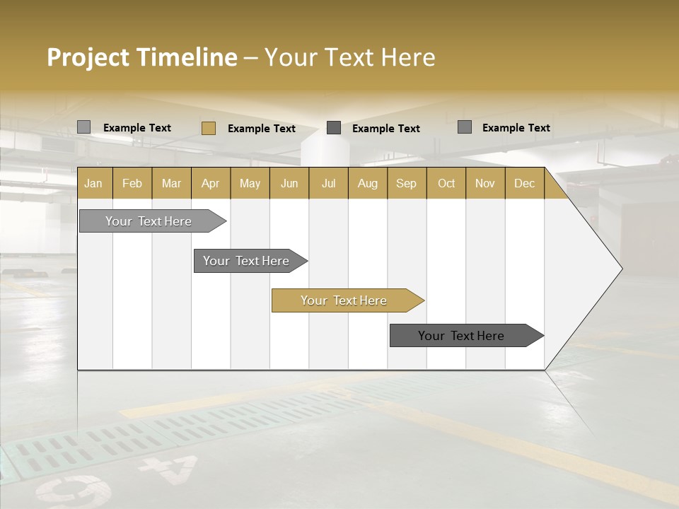 Car Basement City PowerPoint Template