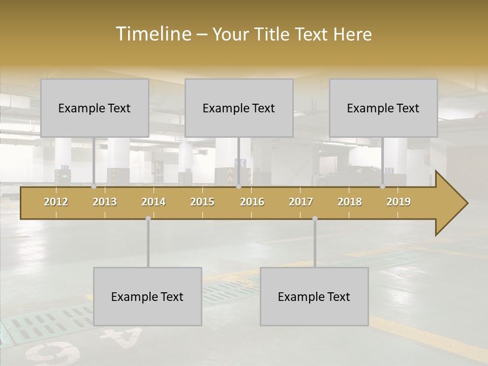 Car Basement City PowerPoint Template