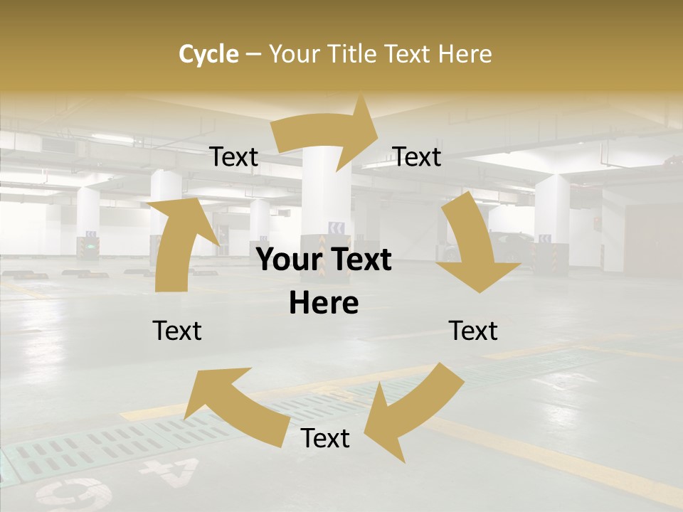 Car Basement City PowerPoint Template
