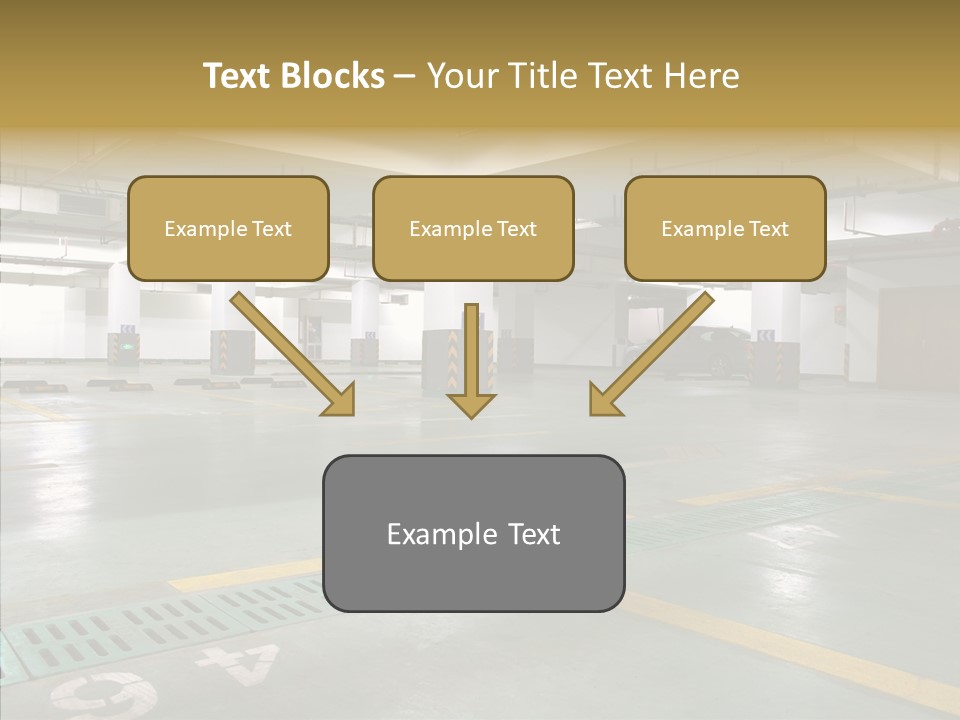 Car Basement City PowerPoint Template