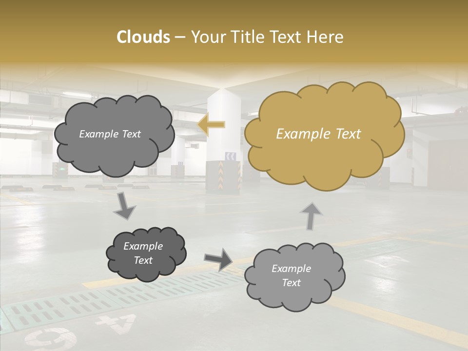 Car Basement City PowerPoint Template