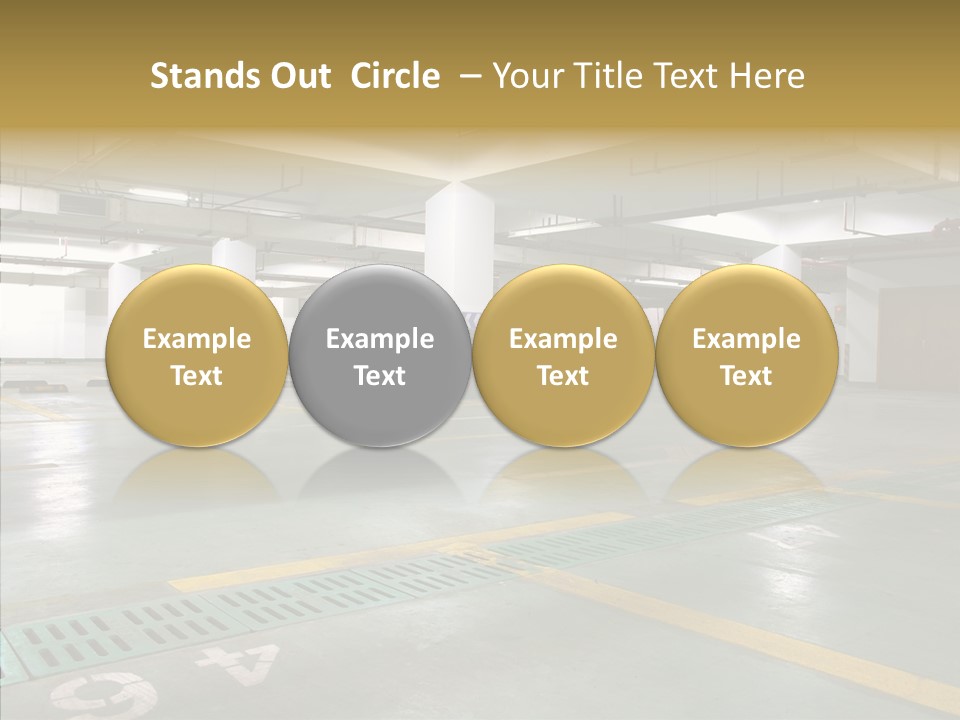 Car Basement City PowerPoint Template