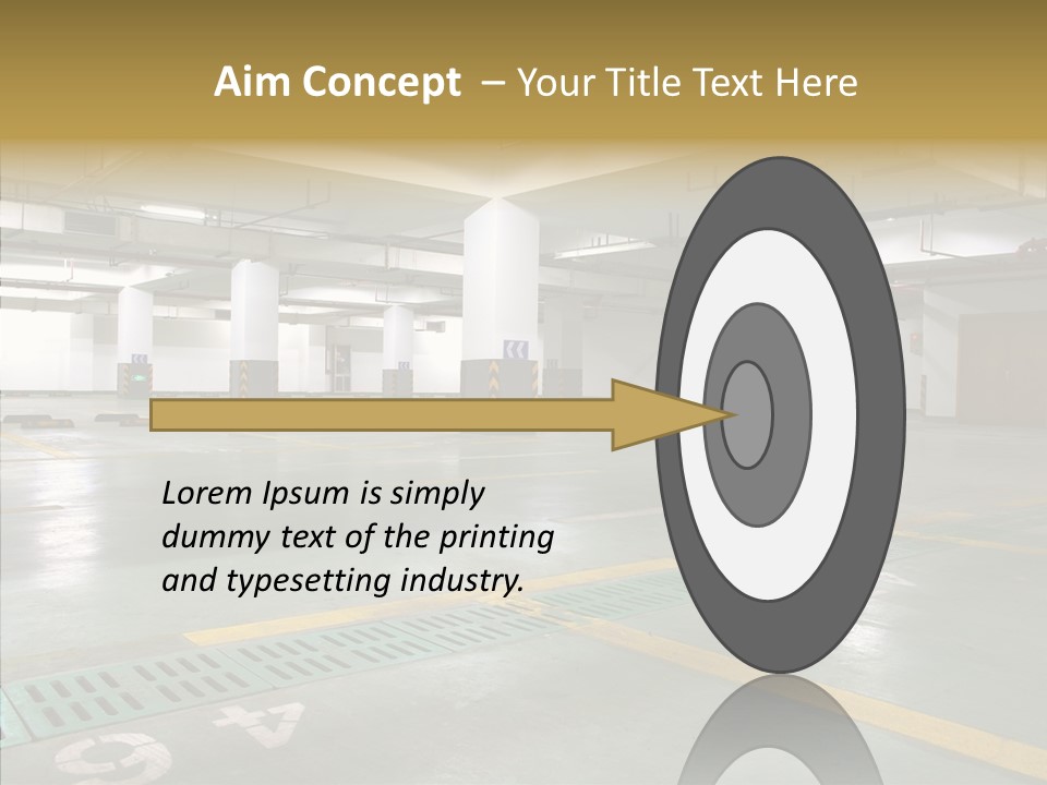 Car Basement City PowerPoint Template