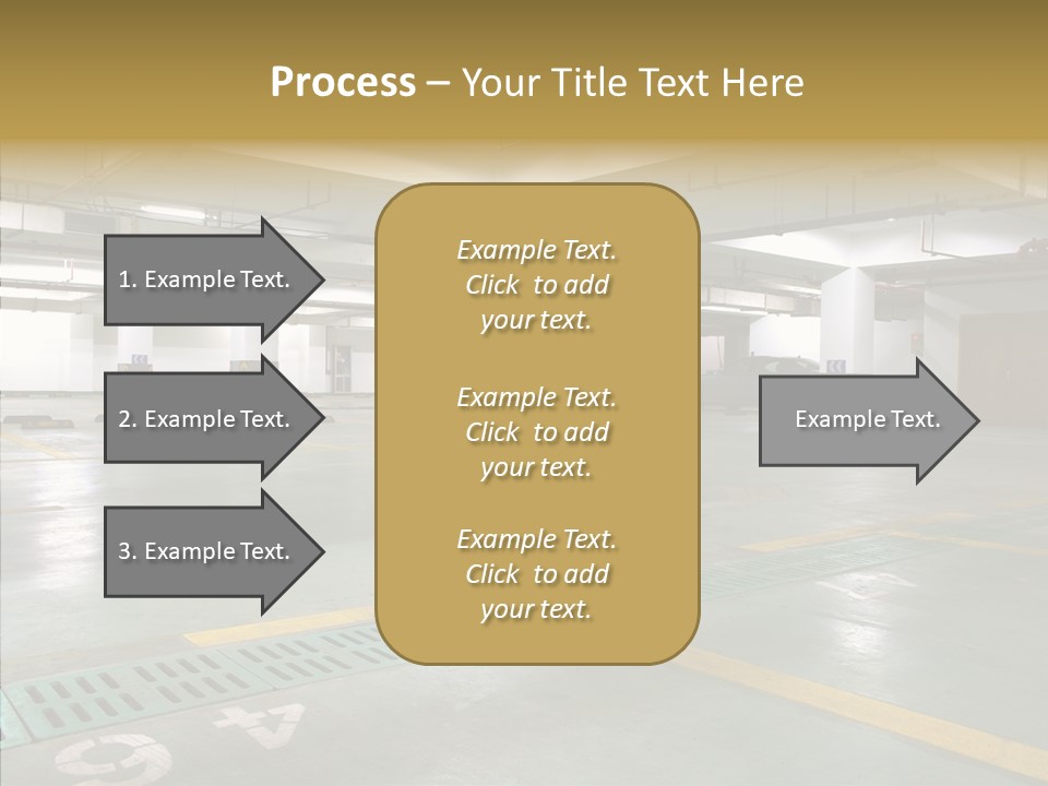 Car Basement City PowerPoint Template